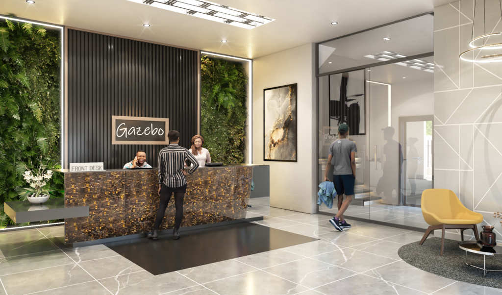 gazebo apartments reception