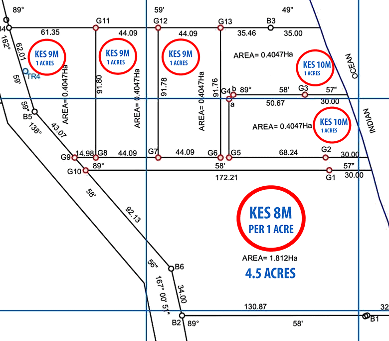 shimoni beach plot plan